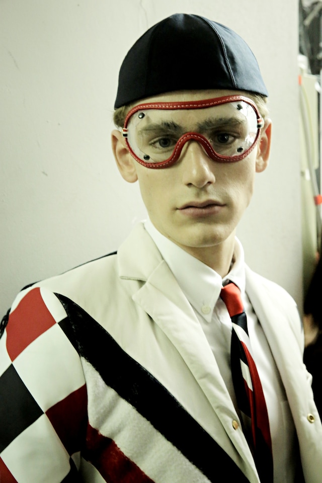 Moncler Gamme Bleu AW15, ski glasses, Menswear, Dazed 0