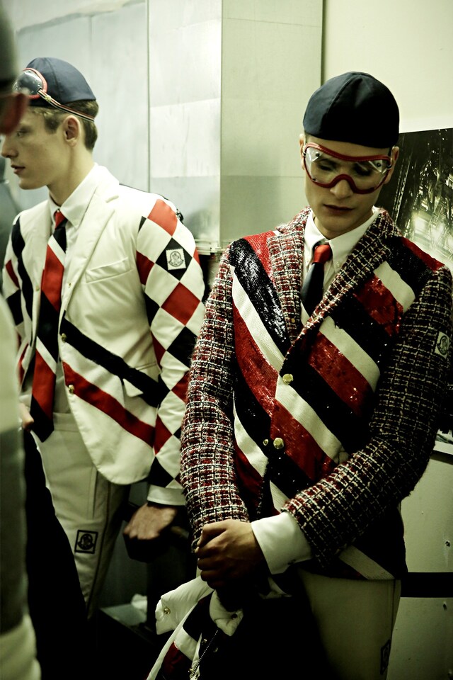 Moncler Gamme Bleu AW15 sequined jacket, Menswear, Dazed 5