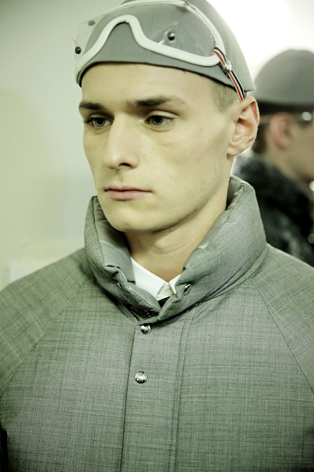 Moncler Gamme Bleu AW15 grey padded jacket, Menswear, Dazed 2