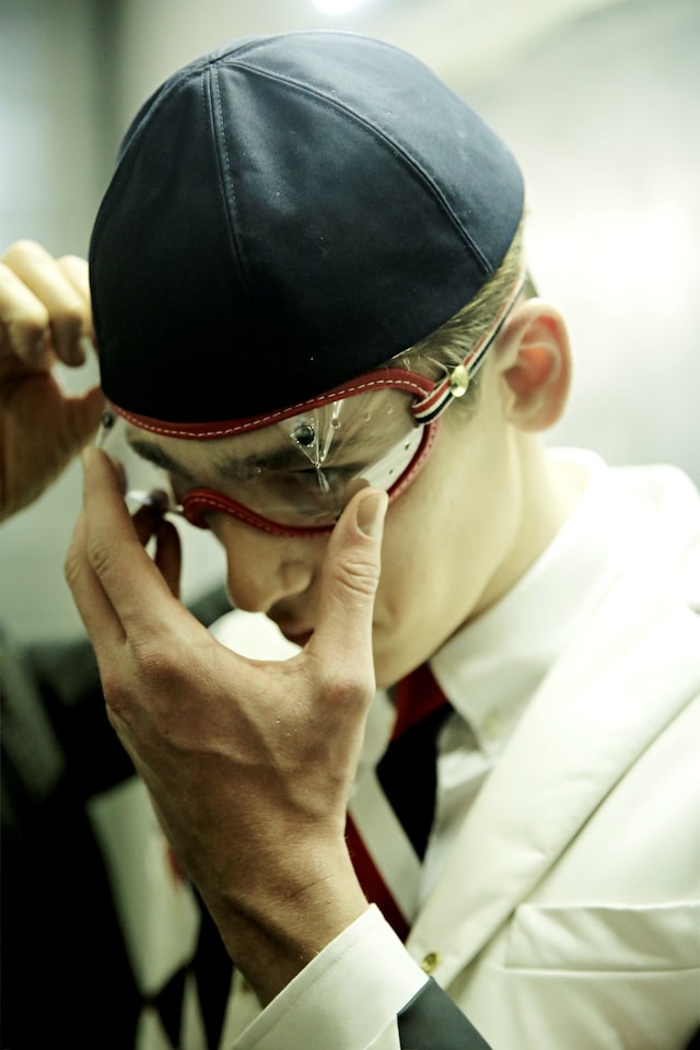 Moncler Gamme Bleu AW15, aviators, Menswear, Dazed 11