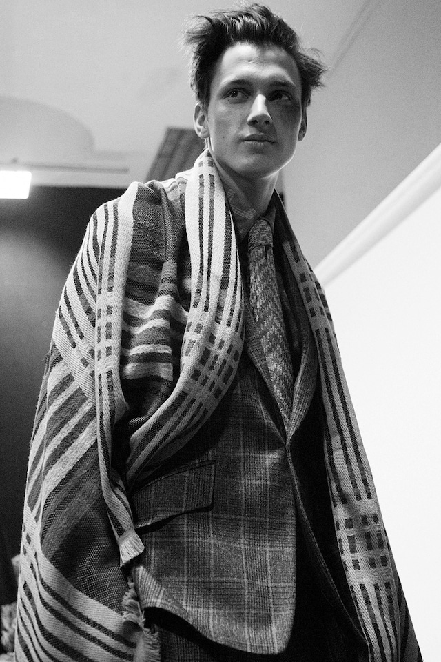 Vivienne Westwood AW15 blanket coat, Menswear, Dazed 3