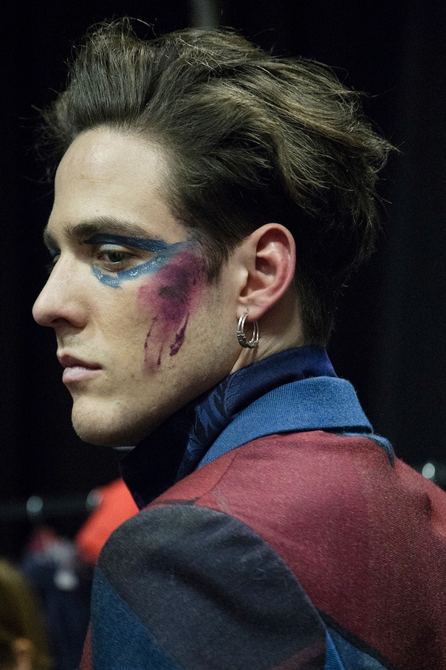 Vivienne Westwood AW15 makeup, Menswear, Dazed 18