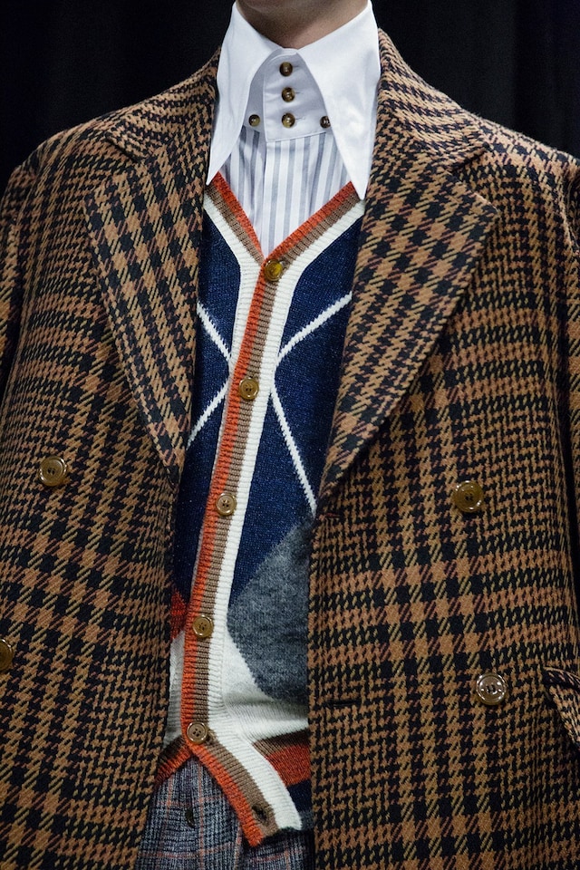Vivienne Westwood AW15 high collar, Menswear, Dazed 24