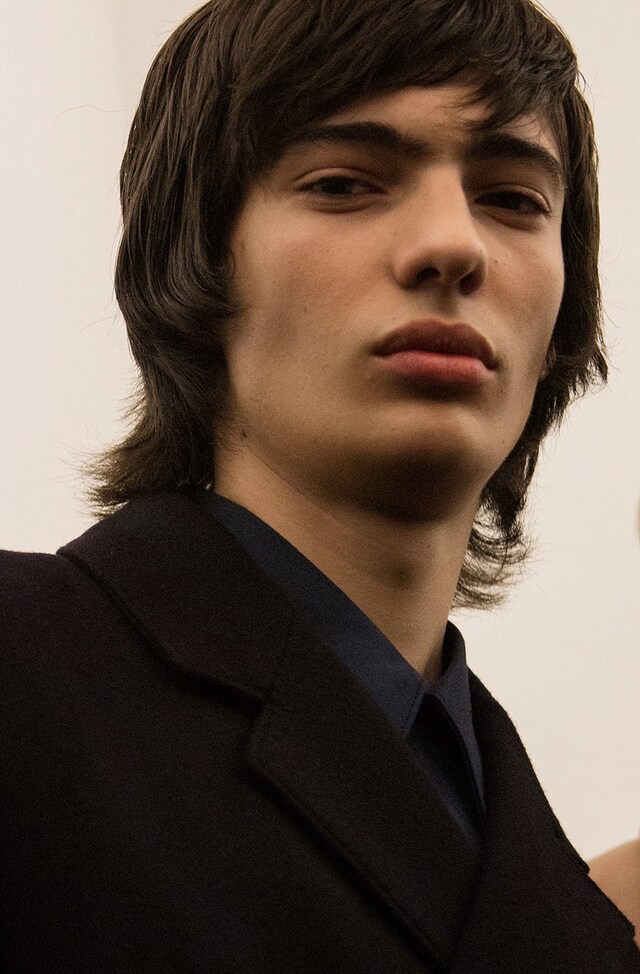 Prada AW15 mens, mod, Dazed backstage 22
