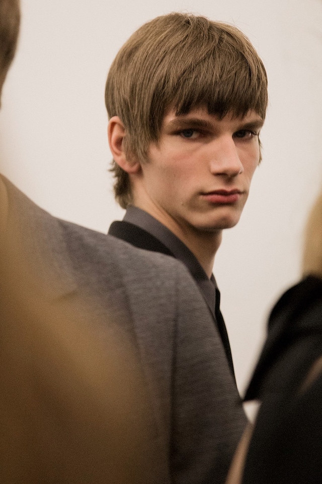 Prada AW15 mens, Dazed backstage 24