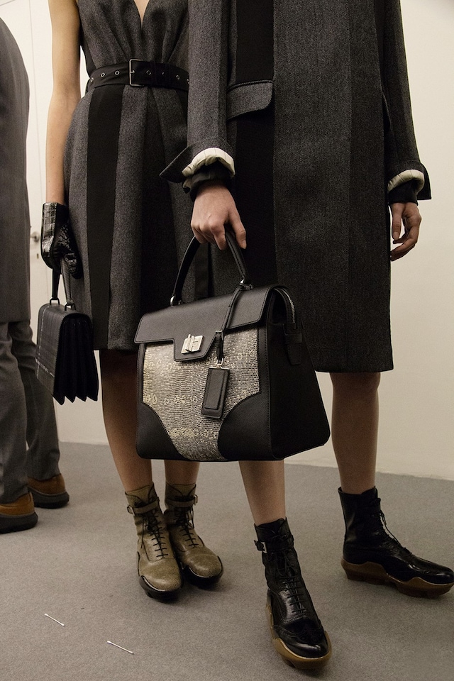Prada AW15 bag, Dazed backstage 28