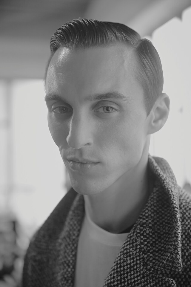 Antonio Marras AW15 wool blazer, Mens, Dazed backstage 11