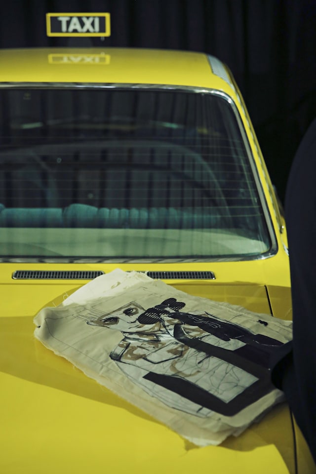 Antonio Marras AW15 taxi illustration, Mens, Dazed backstage 23