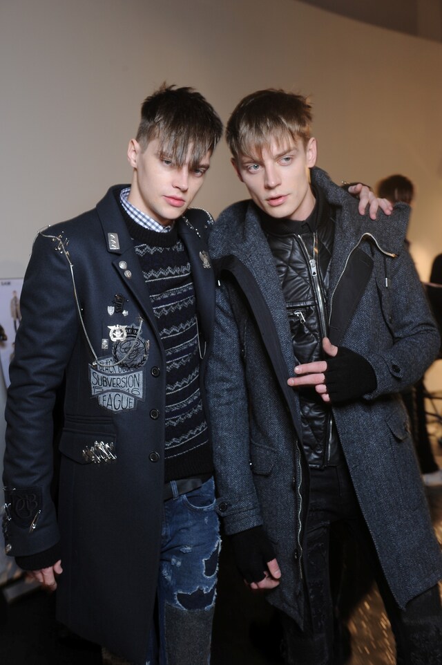 Diesel Black Gold AW15, Menswear, Dazed backstage 7