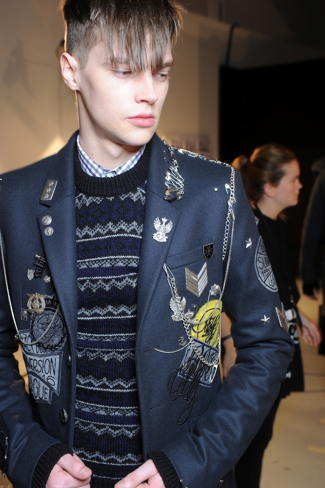 Diesel Black Gold AW15, Menswear, Dazed backstage 8