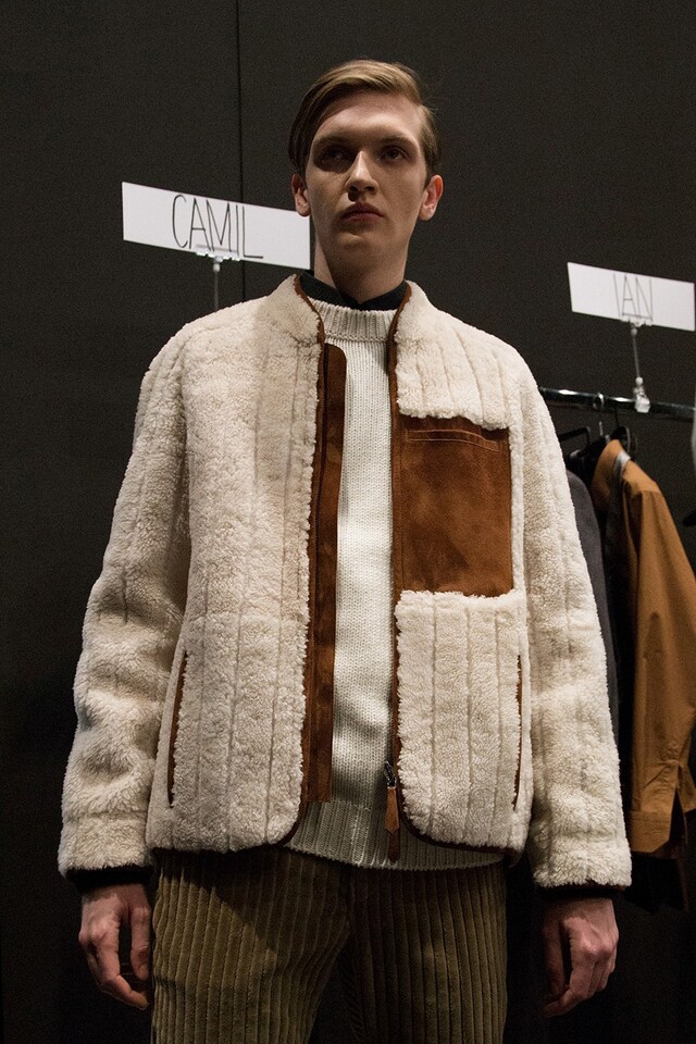 Fendi AW15 Mens Milan Cream Wool Panelled Jacket 14