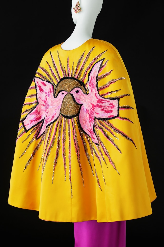 Yves Saint Laurent Georges Braque evening outfit 5