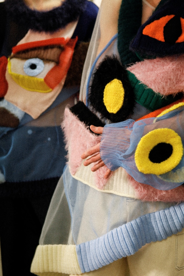 Walter Van Beirendonck AW15 Fluffy Embroidery Knit Jumper 22