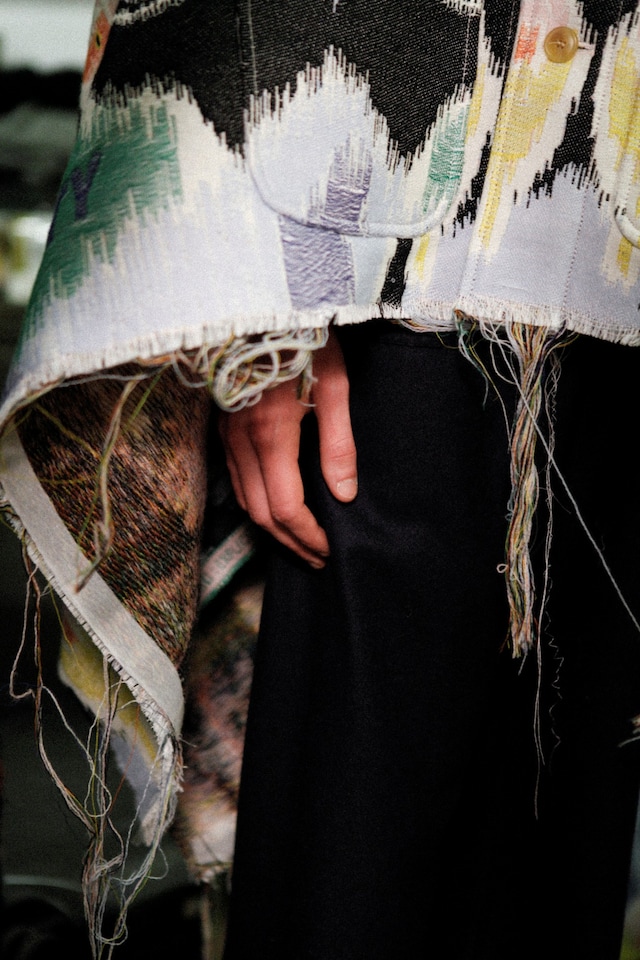 Walter Van Beirendonck AW15 Print Graphic Pattern Fray Hem 28