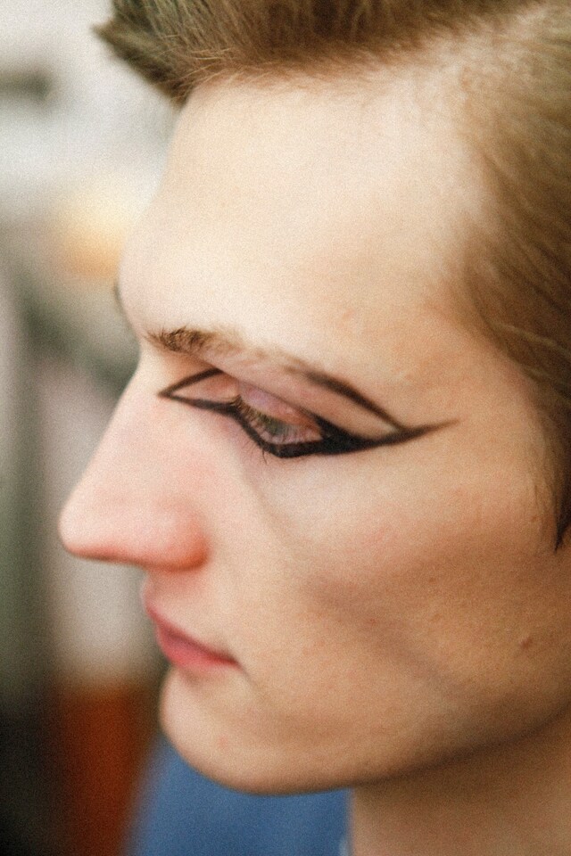 Walter Van Beirendonck AW15 Black Eyeliner Close Up 30