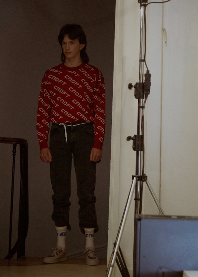 Gosha Rubchinskiy AW15, Menswear, Dazed backstage 10
