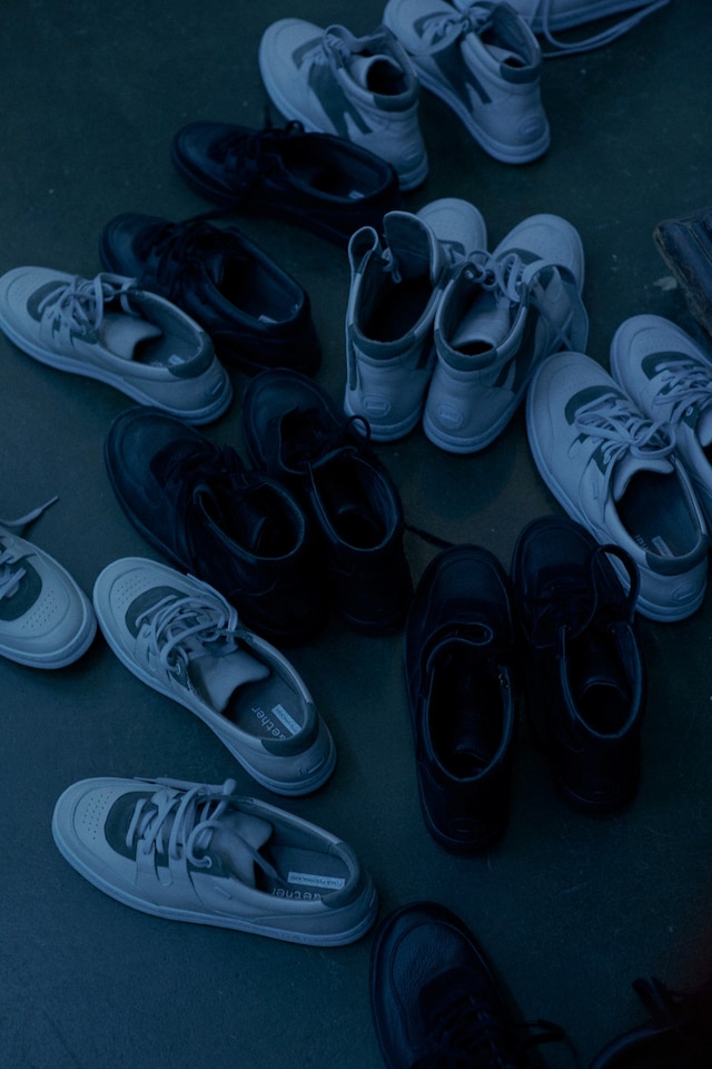 Gosha Rubchinskiy AW15 shoes, Menswear, Dazed backstage 19