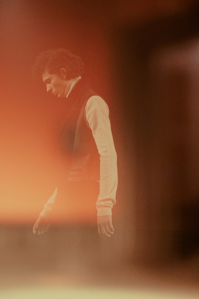 Haider Ackermann AW15 Turtle Neck Velvet Leather Jacket 14