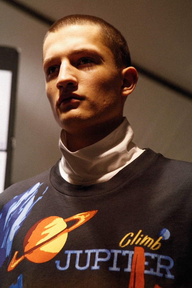 Phillip Lim AW15 Mens Paris Backstage Coat Turtleneck 4