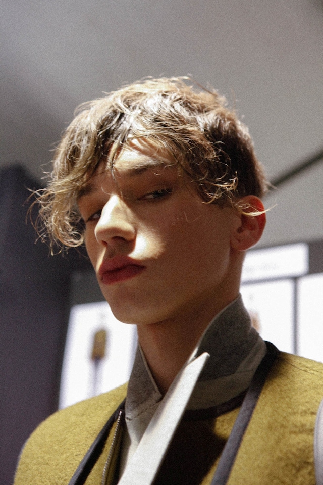 Phillip Lim AW15 Mens Khaki Jacket Crossover Collar 10