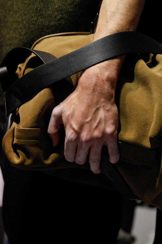 Phillip Lim AW15 Mens Khaki Bag Leather Strap 18