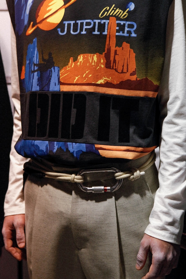 Phillip Lim AW15 Mens Clip Belt Graphic Print Top 16