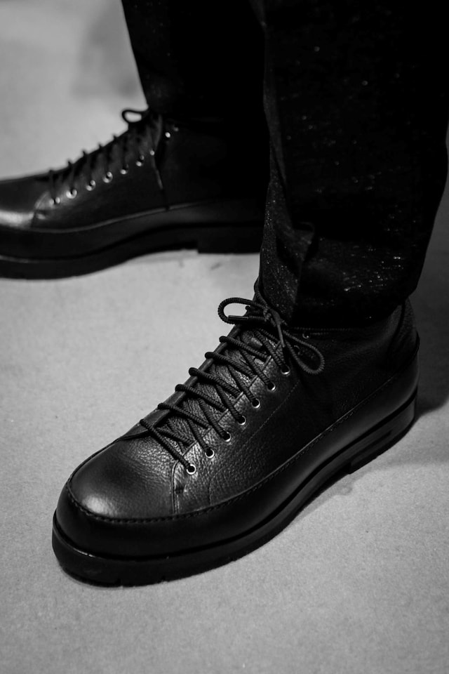 Phillip Lim AW15 Mens Lace Up Black Leather Shoes 19