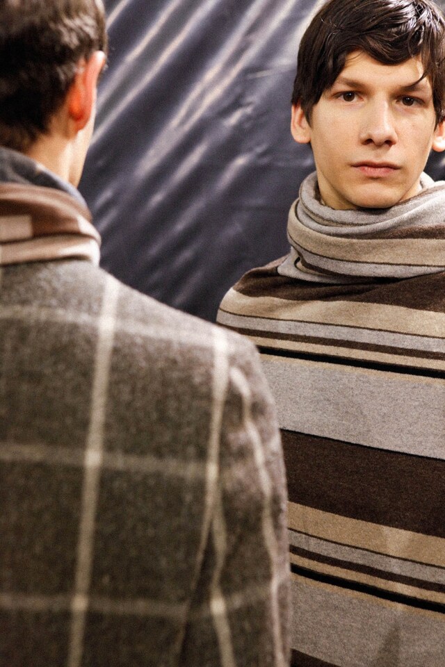 Kolor AW15 Mens Vertical Stripe Wrap 7