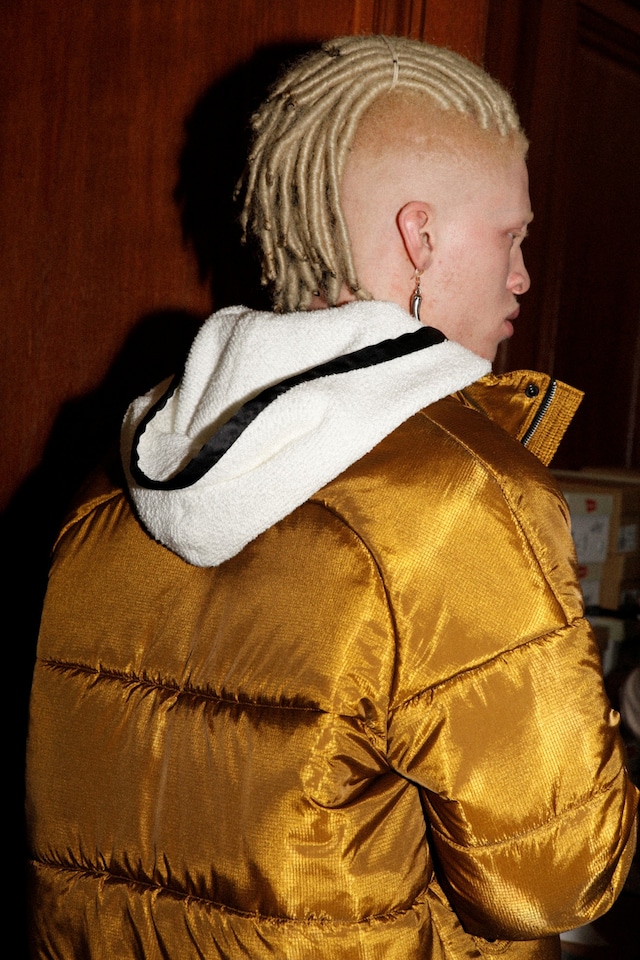 Pigalle AW15 Mens Golden Puffer Jacket Flannel Hood 22
