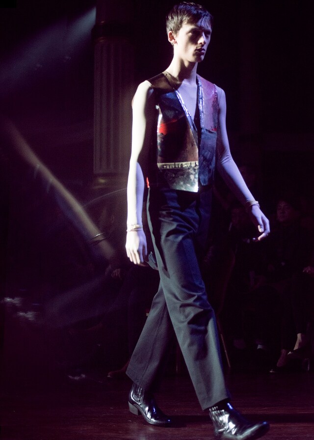 Maison Margiela AW15 Printed Waistcoat Chelsea Boots 5