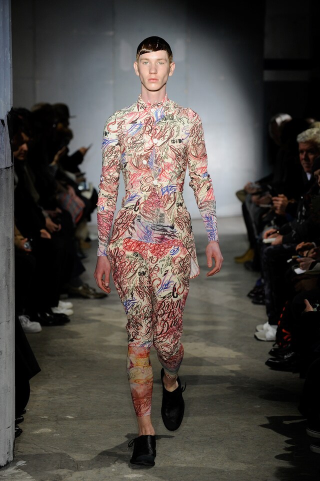 Comme des Gar&#231;ons Homme Plus AW15 Tattoo Print 17