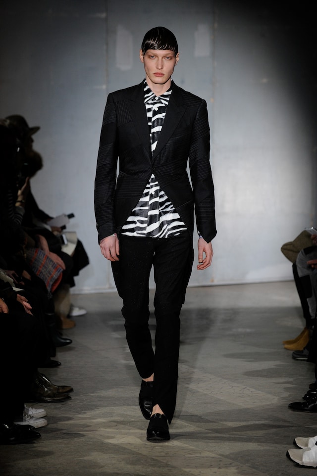 Comme des Gar&#231;ons Homme Plus AW15 Monochrome Zebra Print 10