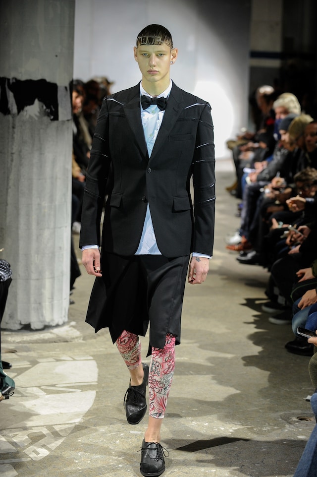 Comme des Gar&#231;ons Homme Plus AW15 Slashed Black Suit 22