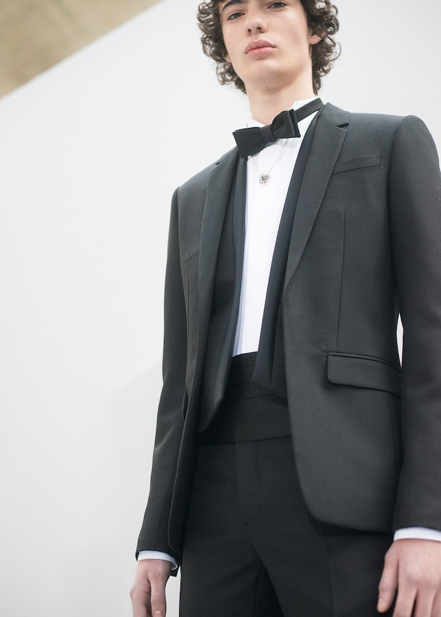Dior Homme AW15 bow tie, Menswear, Dazed backstage 17