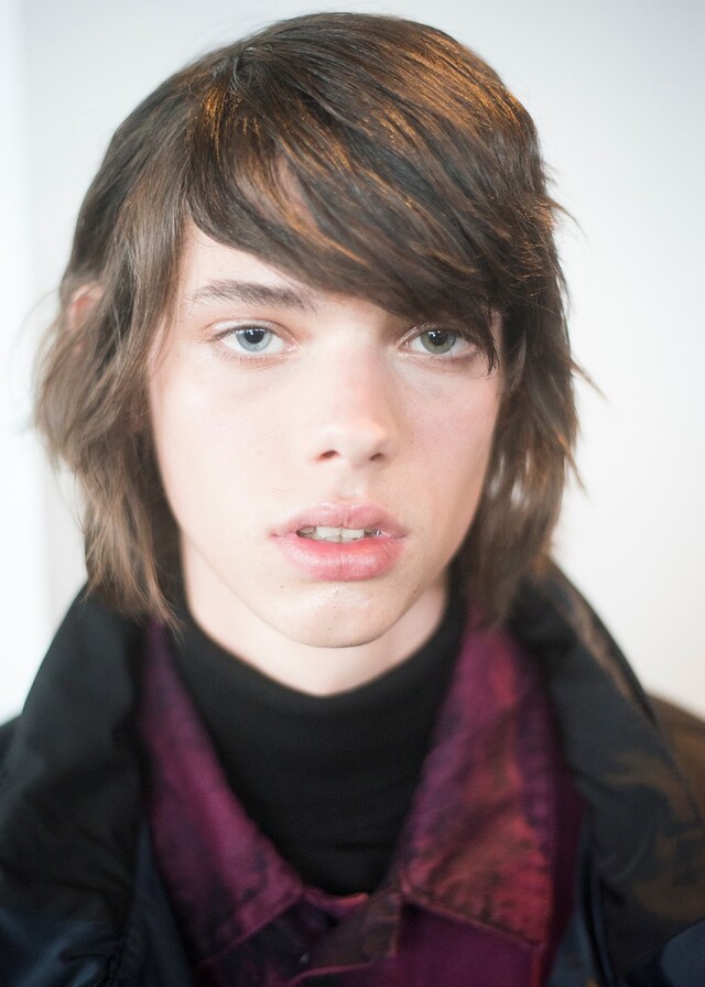 Kenzo AW15 Mens Close Up Purple Shiny Collar 27