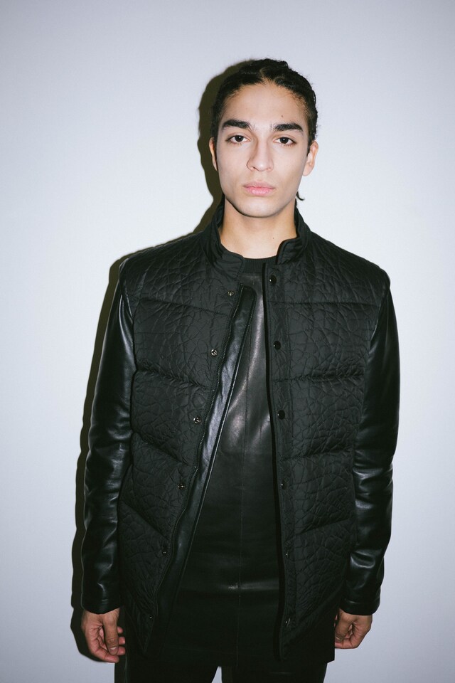 Les Benjamins AW15 Presentation Textured Puffer Leather 0