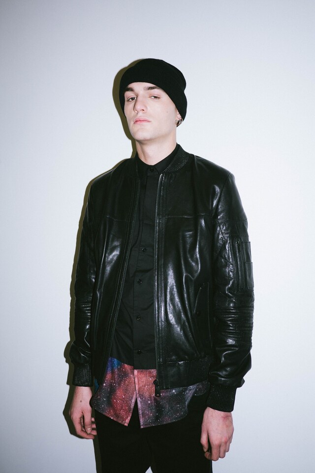 Les Benjamins AW15 Presentation Black Beanie Space Print 7