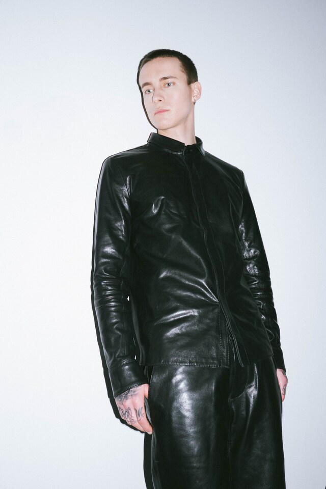 Les Benjamins AW15 Presentation Black All Leather 5