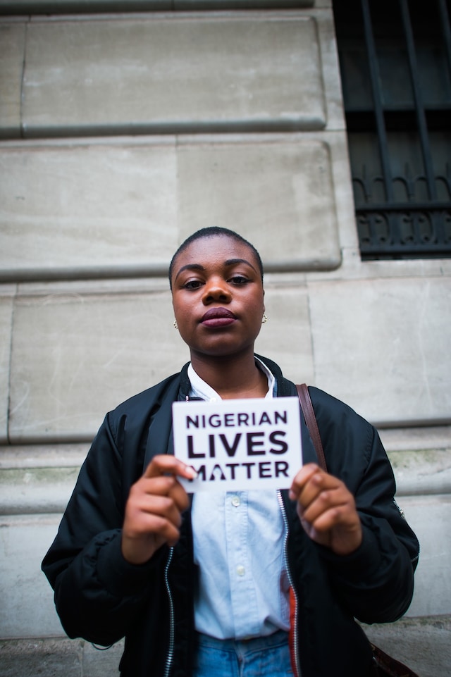 Nigerian Lives Matter Boko Haram protest in London 0