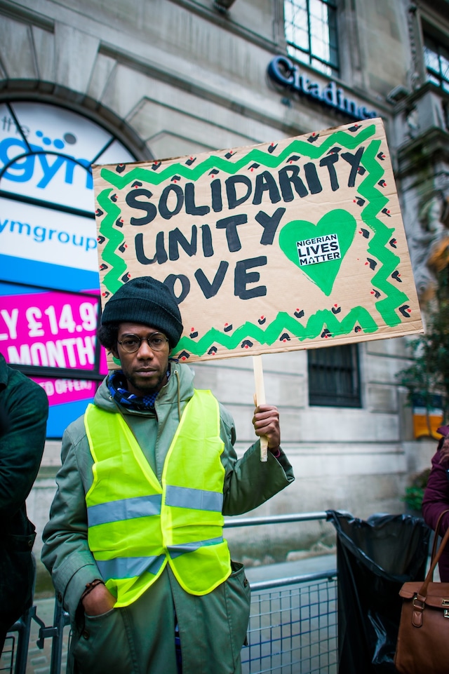 Nigerian Lives Matter Boko Haram protest in London 21