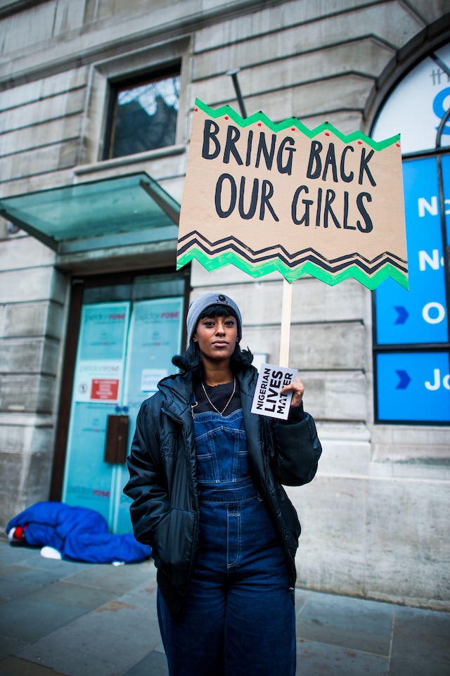 Nigerian Lives Matter Boko Haram protest in London 22