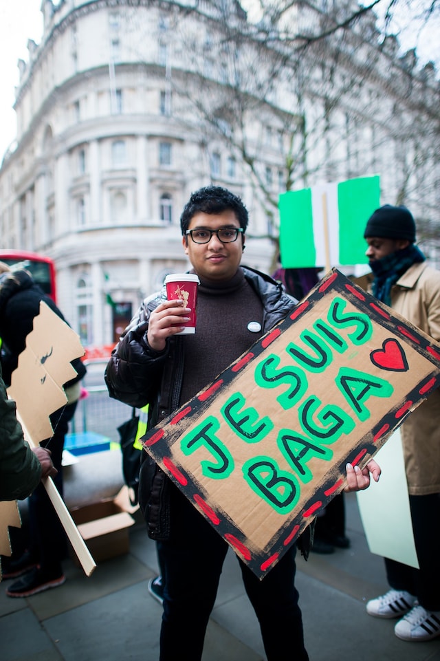 Nigerian Lives Matter Boko Haram protest in London 6