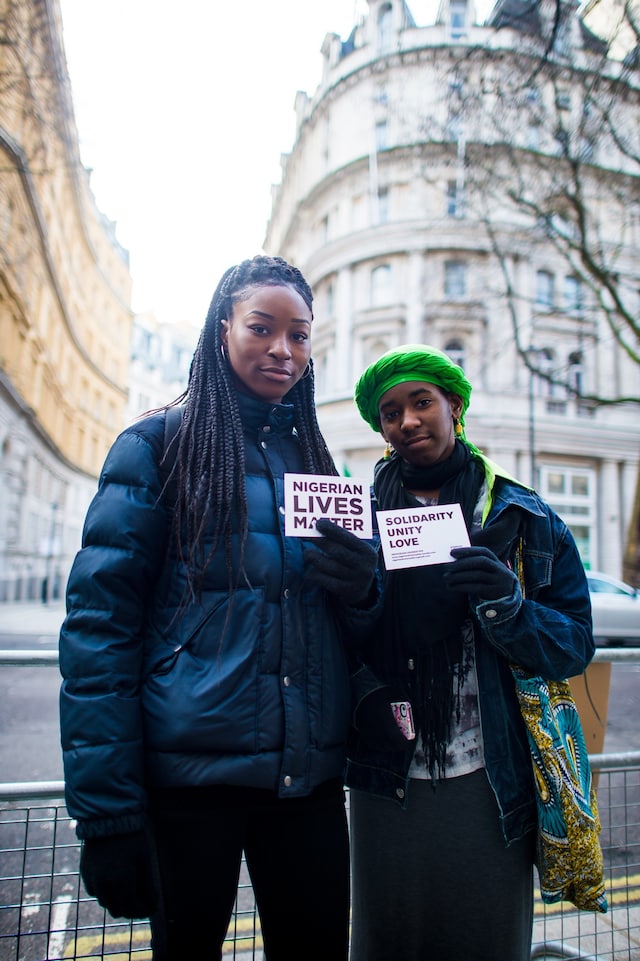 Nigerian Lives Matter Boko Haram protest in London 18