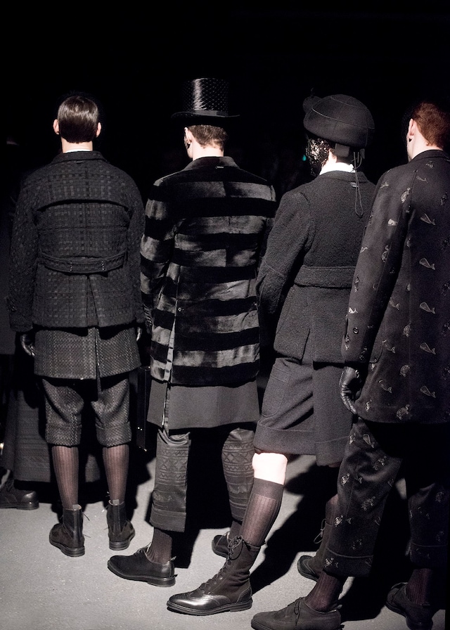 Thom Browne AW15 Mens Back Shot Velvet Textured Blazer 26