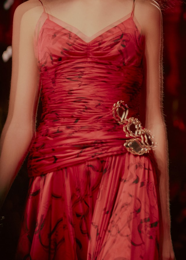 Schiaparelli Haute Couture AW15, red rouged, Dazed 18