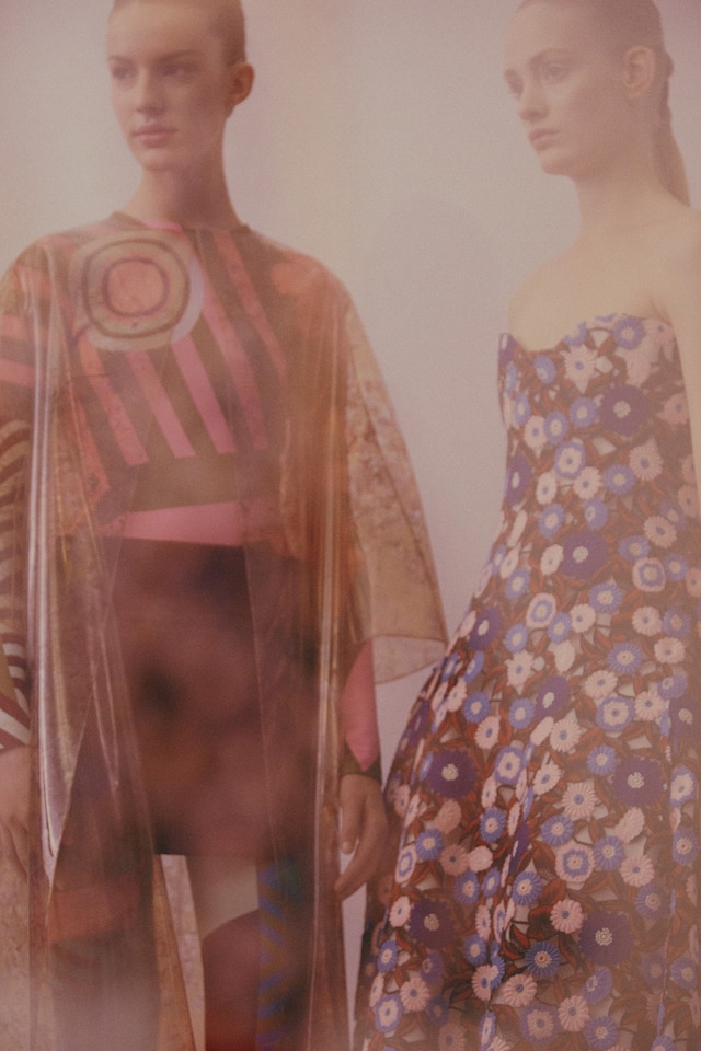 Christian Dior Haute Couture SS15 Translucent Coat Floral 25