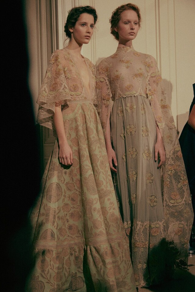 Backstage at Valentino Haute Couture SS15 3