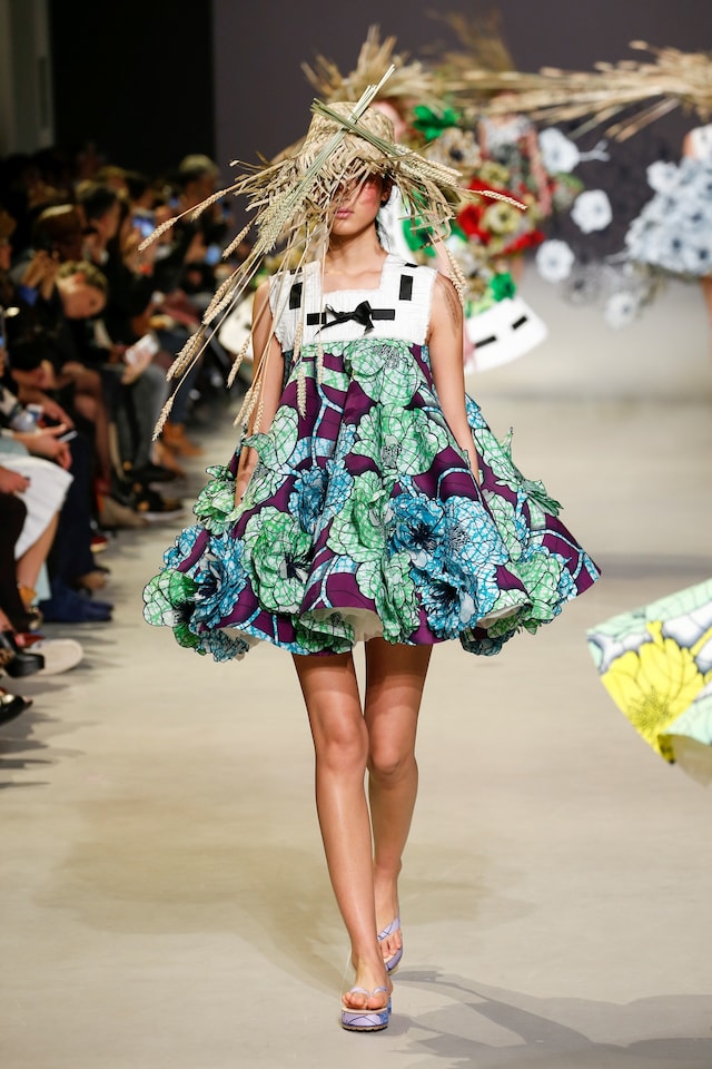 Viktor &amp; Rolf Haute Couture SS15 Babydoll Bow Straw Hat 9