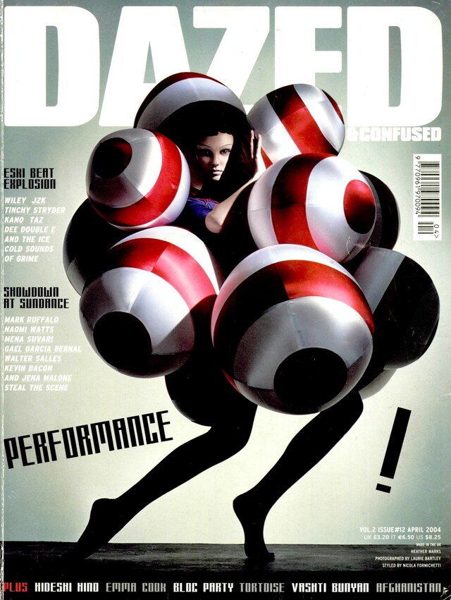 Gareth Pugh 10 Years Dazed Archive Cover Balloons April 2004 3