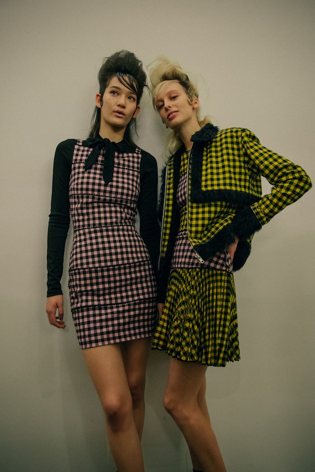 Adam Selman AW 15 Gingham John Waters Fur Pussy Bow 10